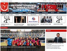 Tablet Screenshot of kayserivoleybol.org
